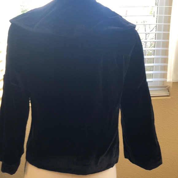 Willi Smith black velvet jacket - Picture 4 of 6